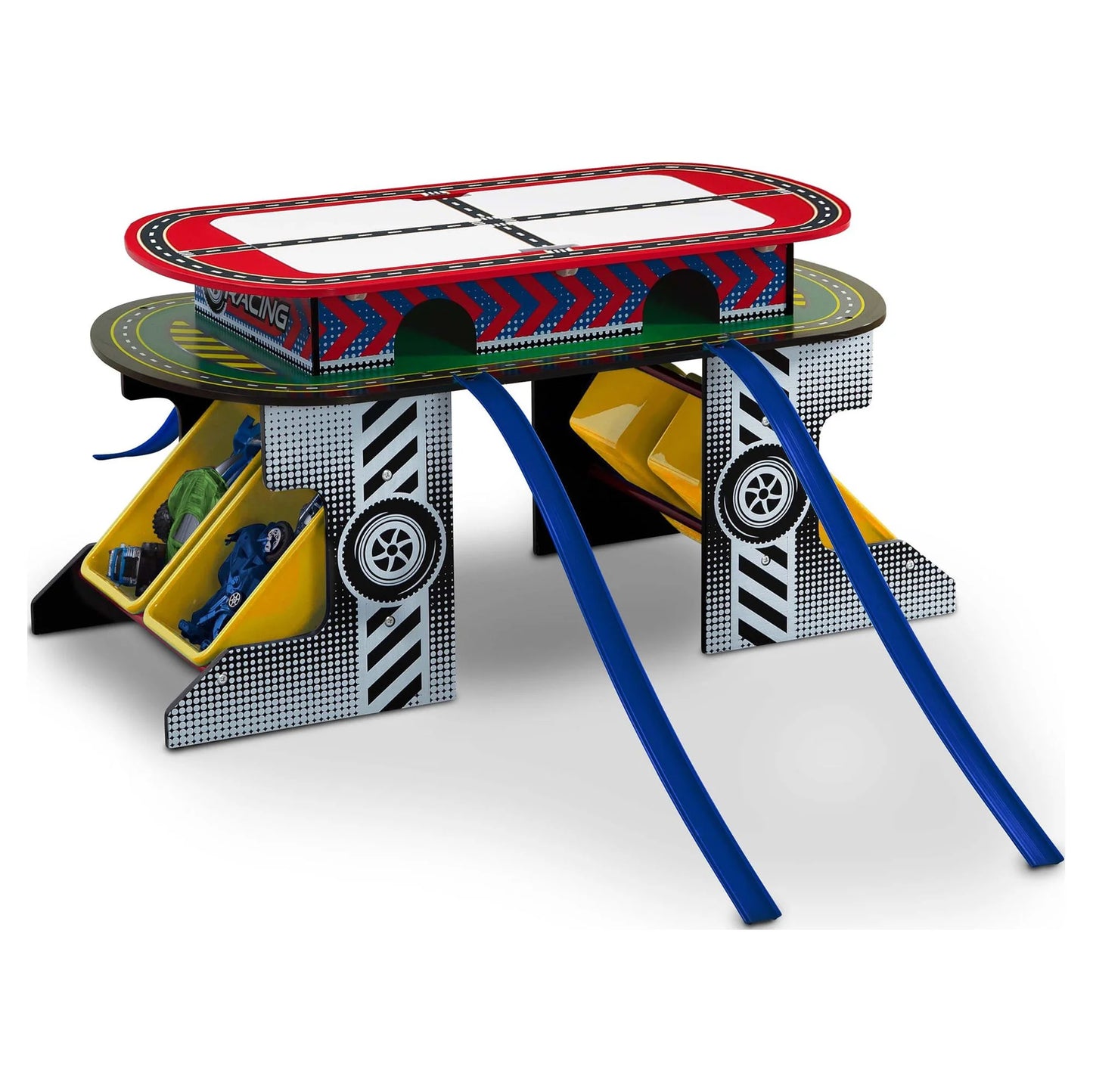 Delta children race track toy and activity play table for kids