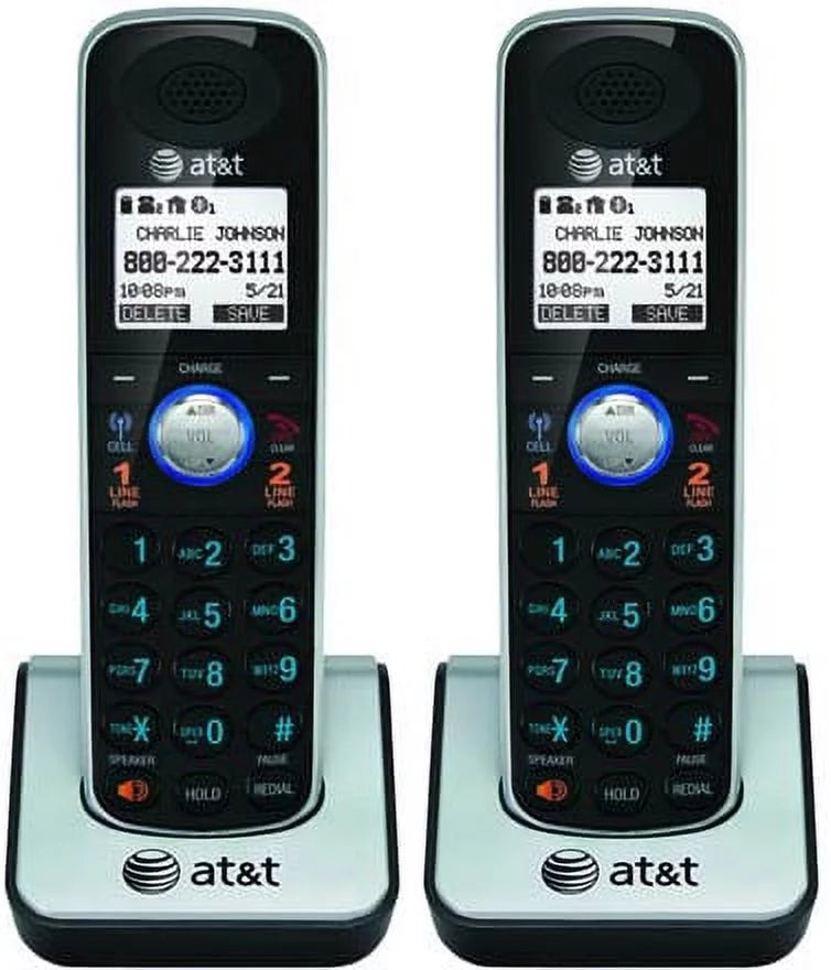 At&t tl86009 2-line operation handset speakerphone with lighted keypad (2 pack)