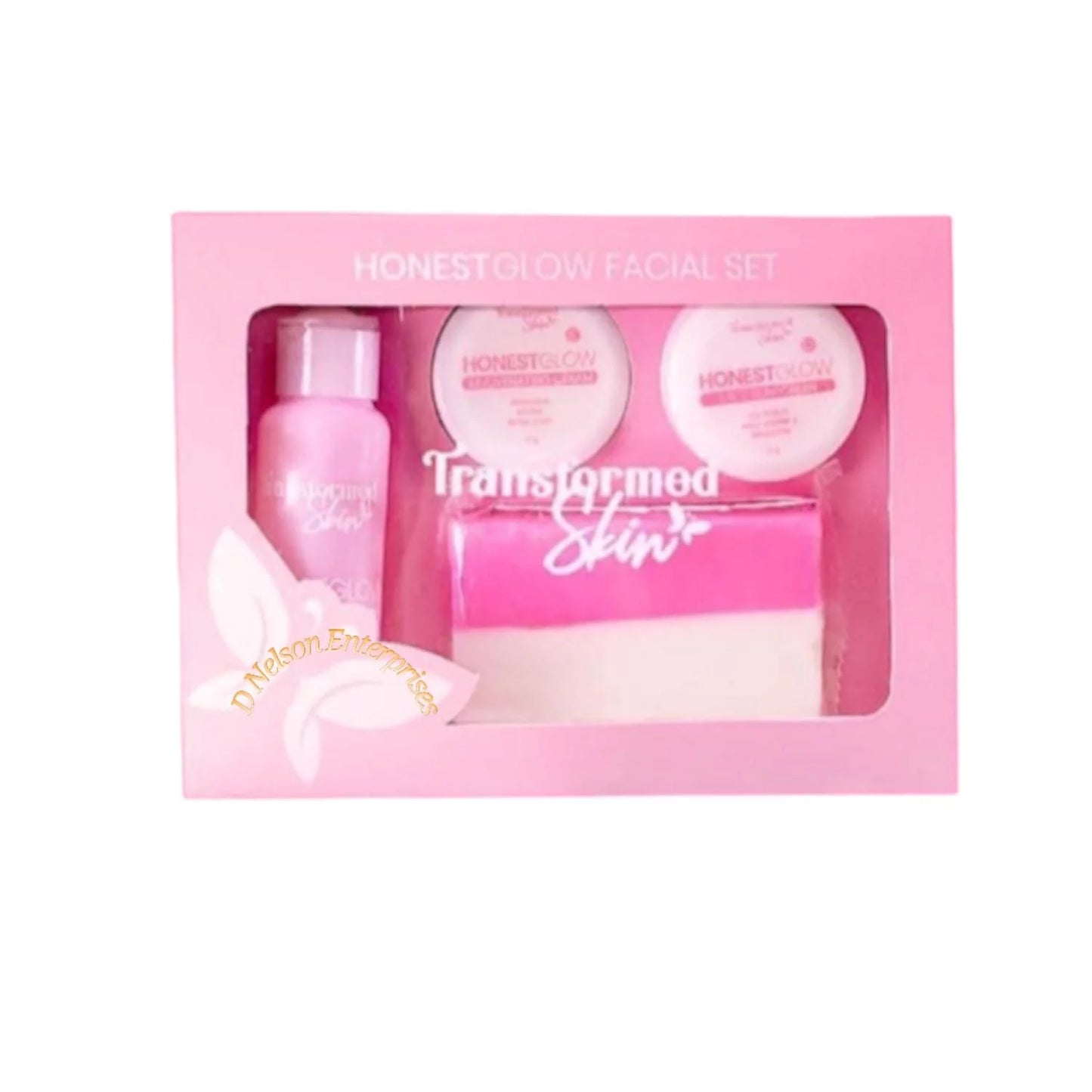 Transformed skin honest glow facial set