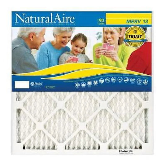 Flanders corp aaf flanders naturalaire 12 in. w x 24 in. h x 1 in. d polyester synthetic pleated air filter (pack of 12)