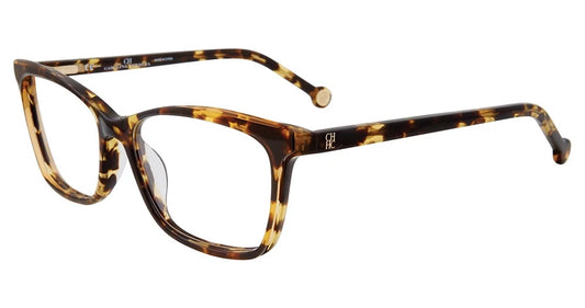 Carolina herrera-vhe805k 0ae9 rectangle eyeglasses tortoise