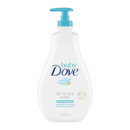 Baby dove rich moisture tip to toe wash, 20 oz, 3 pack