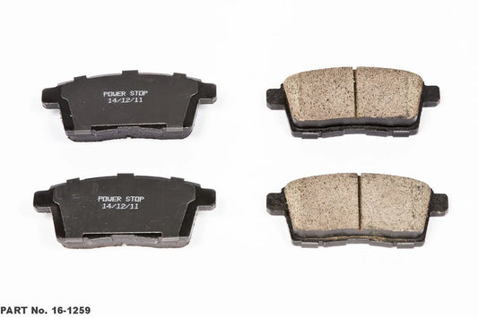 Power stop rear z16 evolution ceramic brake pads 16-1259