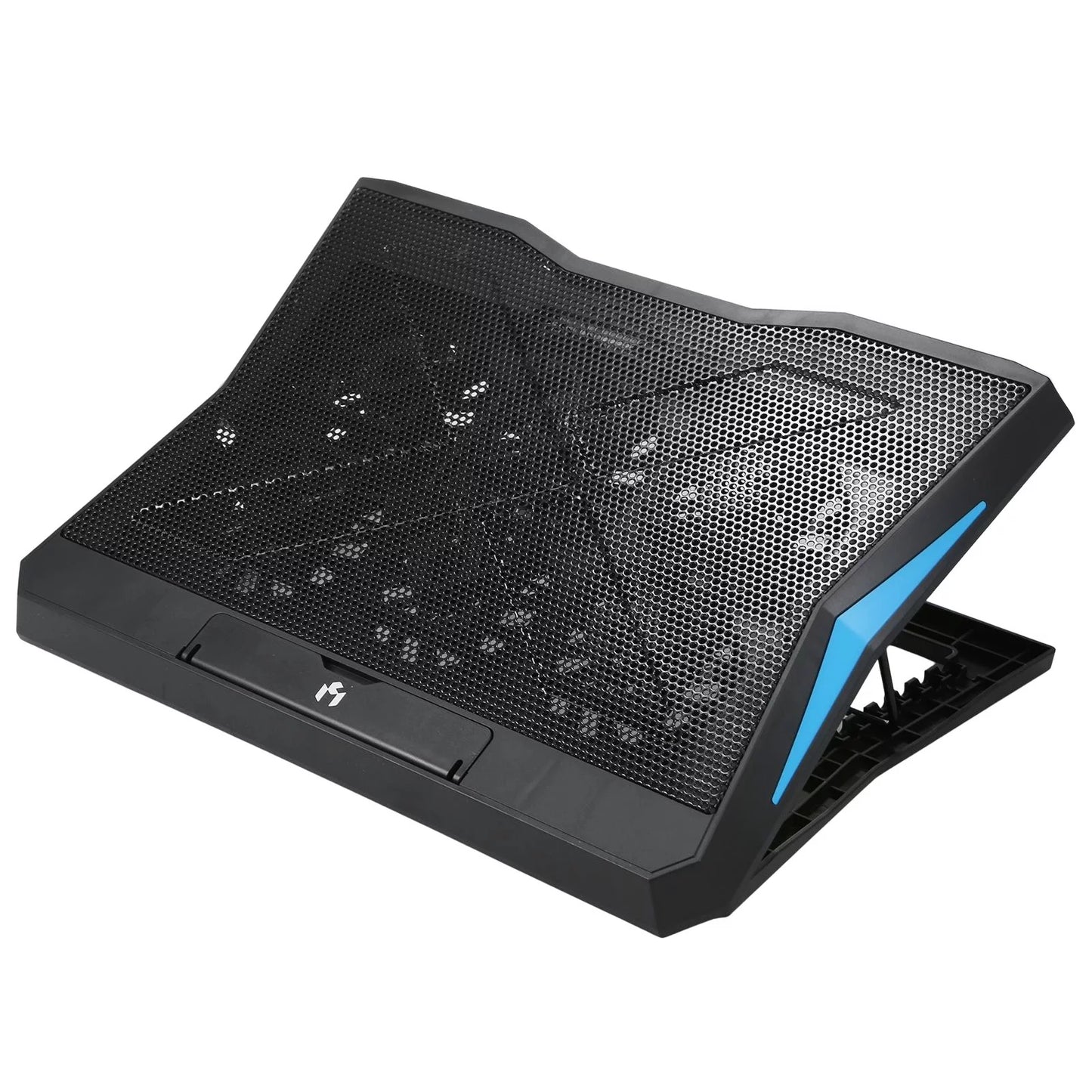 Andoer low noise notebook computer cooler stand, 6 fans for efficient heat dissipation and comfortable viewing angle