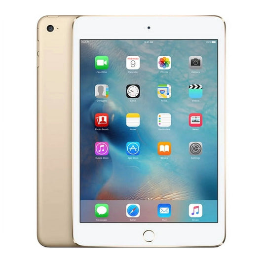 Restored apple ipad mini 4th - 7.9" apple a8 dual-core 2gb ram 128gb storage - wifi+cellular pre-owned