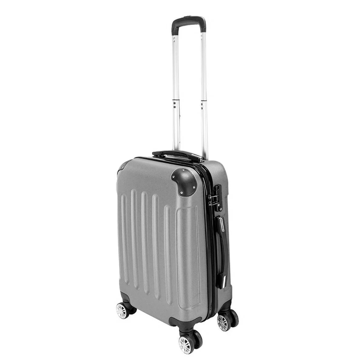 Fithood 3-in-1 portable abs trolley case 20" / 24" / 28" gray