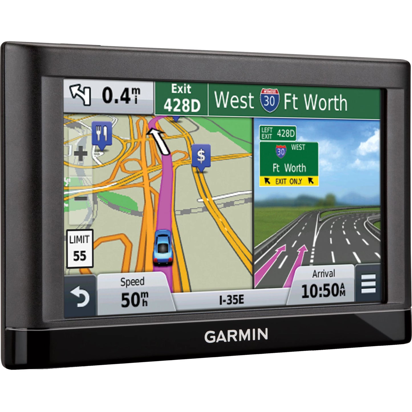 Garmin nuvi 55lmt5" gps navigation system with lifetime maps and traffic