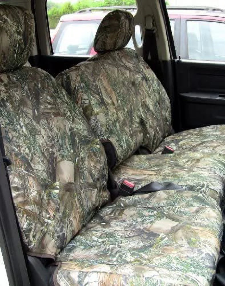 D1304 2009-2012 dodge 1500 and 2010-2012 2500-3500 front 40/20/40 split seats with opening center console in mc2c camouflage