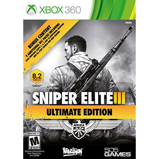 Sniper elite iii ultimate edition - xoriginal packaging 360