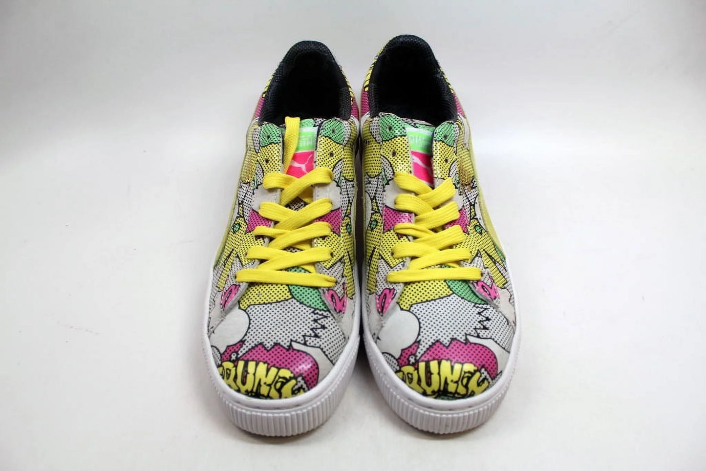 Puma basket 68 dope comics print low sneaker multi color men shoes size 7.5 new