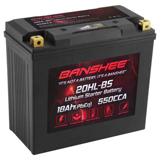 Banshee ytx20l-bs lifepo4 motorsports battery compatible with sea-doo rxt 230 2018 to 2018