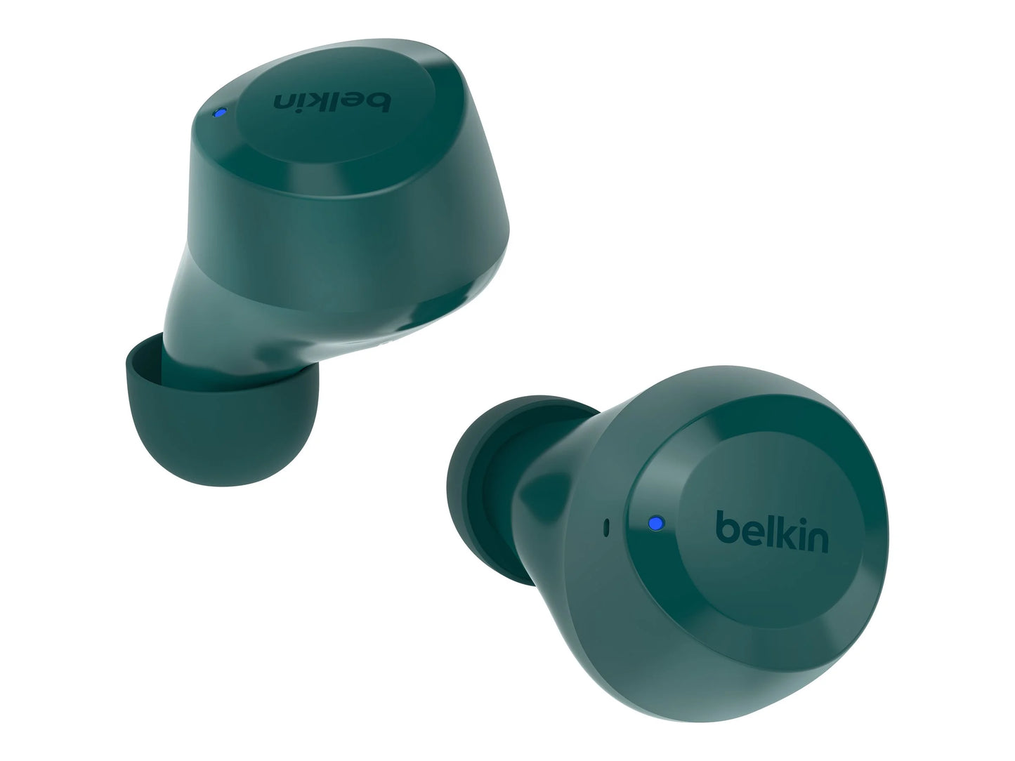 Belkin soundform™ bolt, true wireless earbuds, wireless charging, ipx5 sweat and water resistant, usb-c, up to 28 hours of battery life, iphone, galaxy, pixel and more - teal