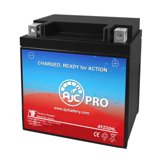 Ajc pro battery compatible with bombardier gtx 4-tec 1500cc personal watercraft replacement battery (2003-2007)