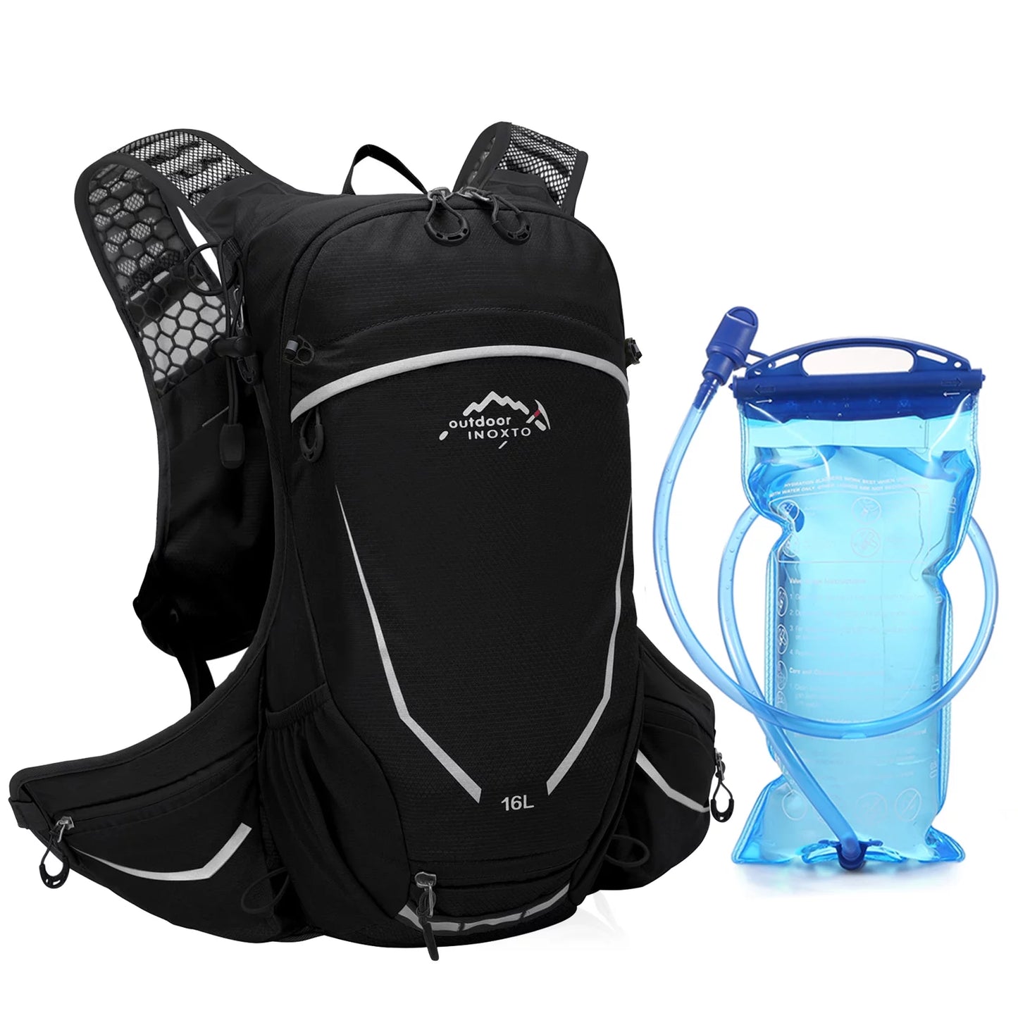 Ultralight cycling backpack with hydration bladder breathable bag for running and hiking