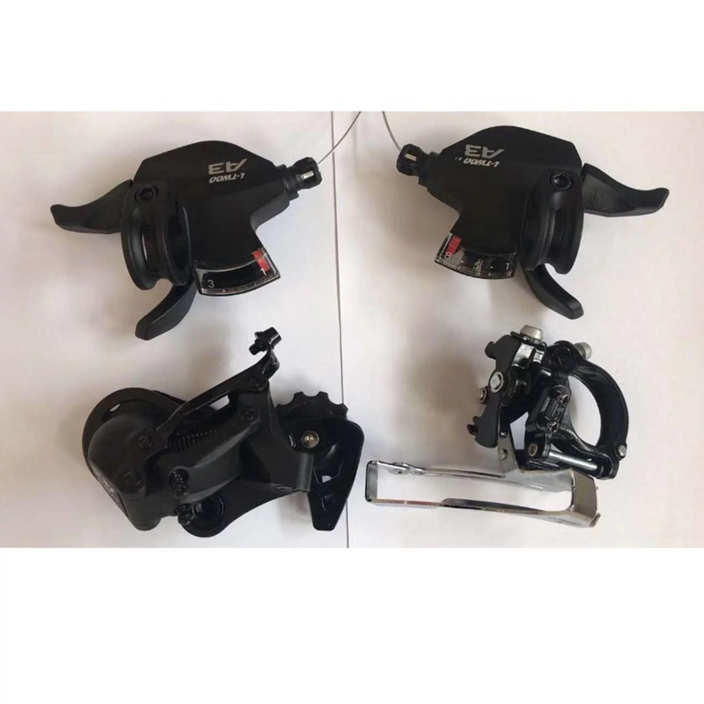 4pcs/set bike front & rear derailleur set a3 cycling