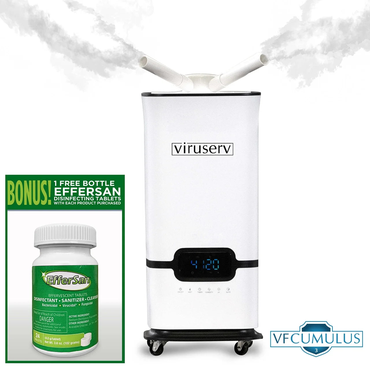 Viruserv vf cumulus disinfectant fogger machine