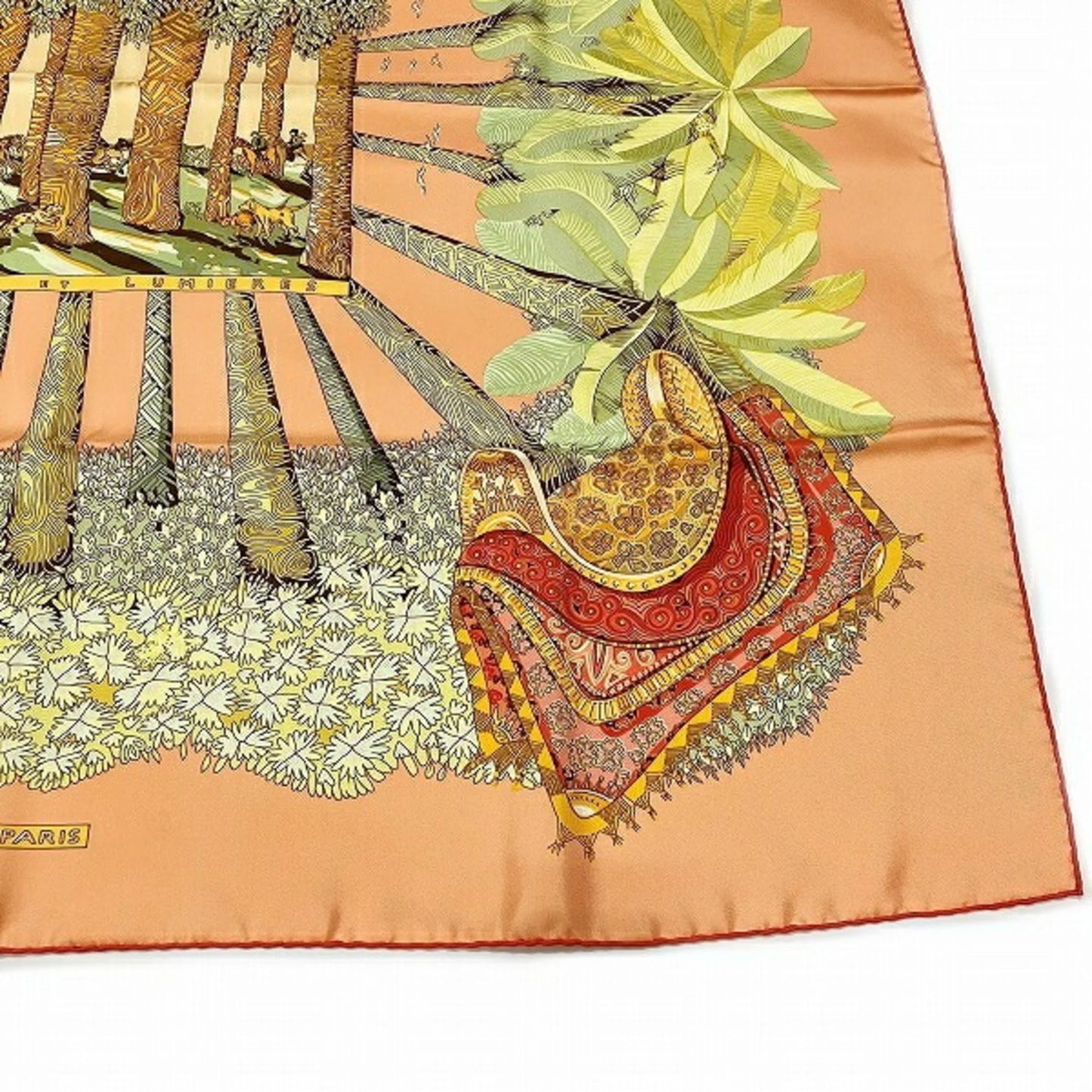 Pre-owned hermes carre 90 light and shadow brand accessory scarf women's (good)