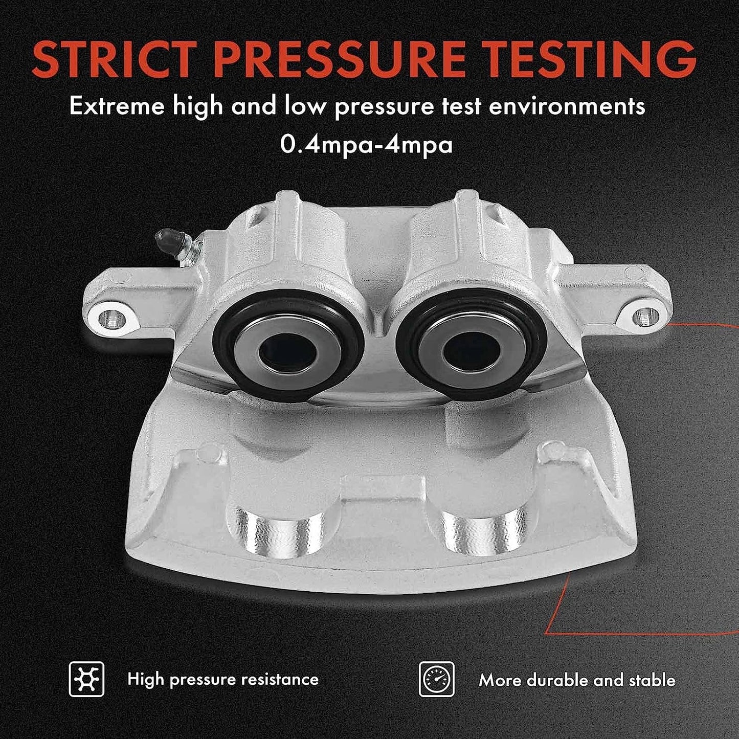 A-premium disc brake caliper assembly without bracket compatible with select dodge models - m300/rm300 1973-1974, m350/r300 1974 - front right passenger side