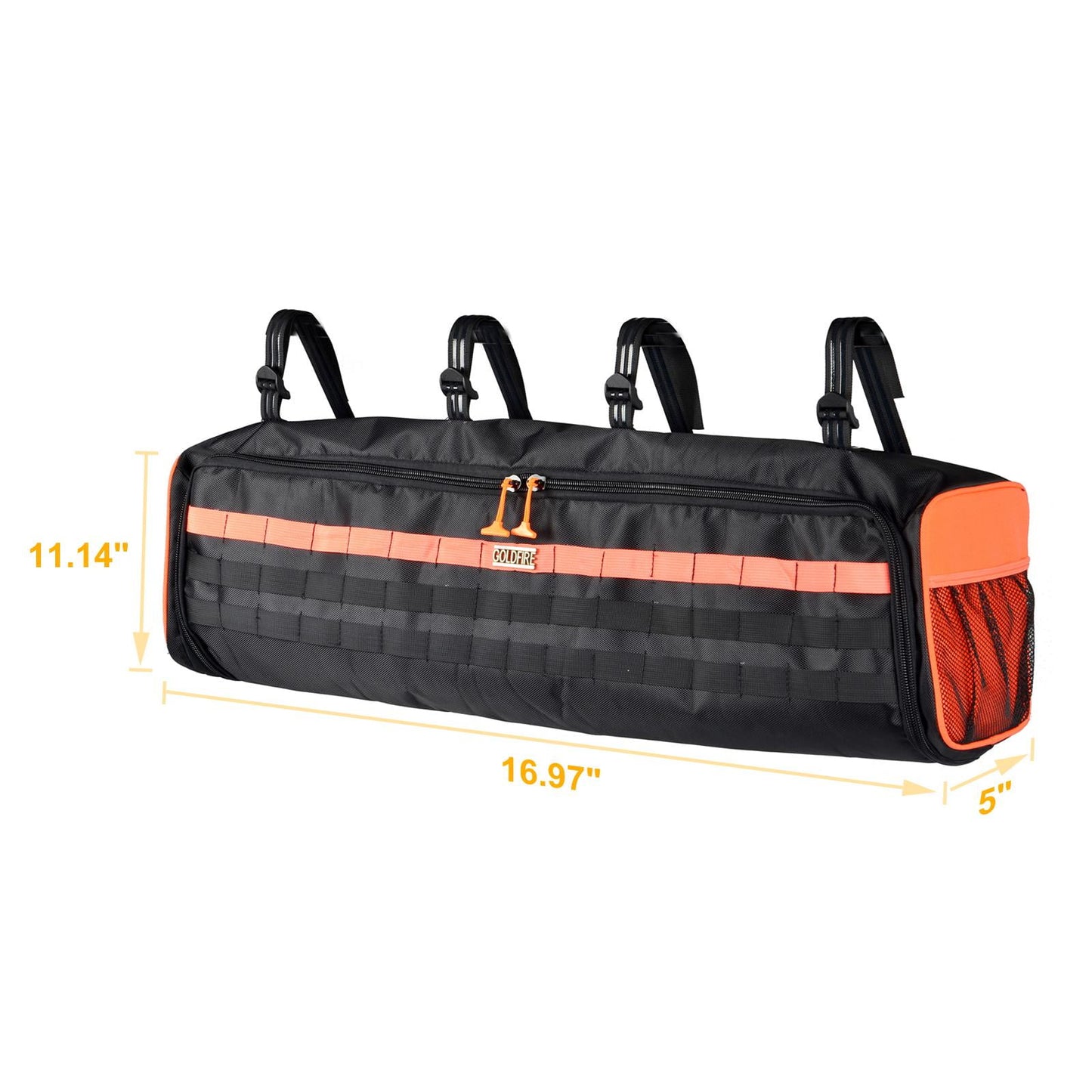 Roll bar storage bag high capacity interior accessories car trunk organizer box case for lj tj jk jl 1955